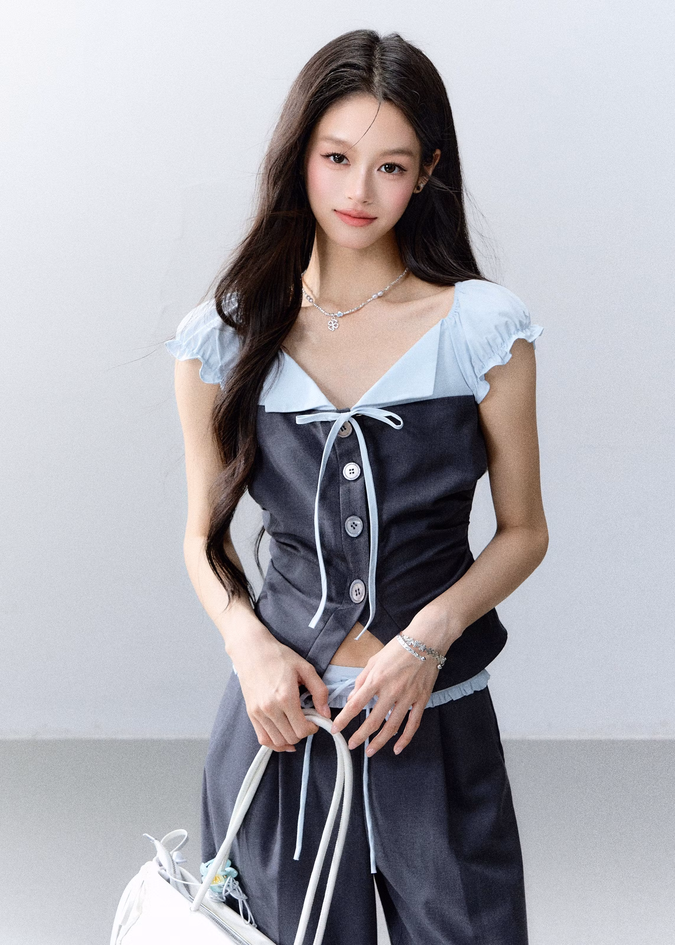 Cool Girl Colorblock Top & Pants Set - szxrfrp
