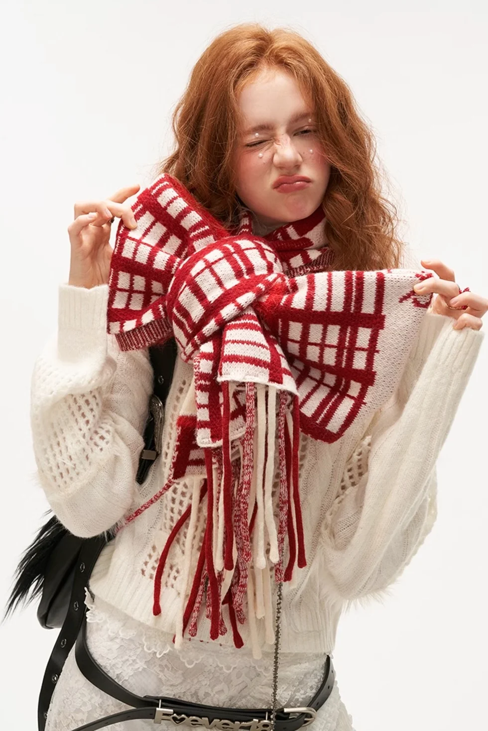 Check scarf casual all-match - szxrfrp